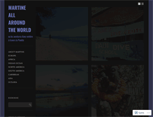 Tablet Screenshot of martineallaroundtheworld.com